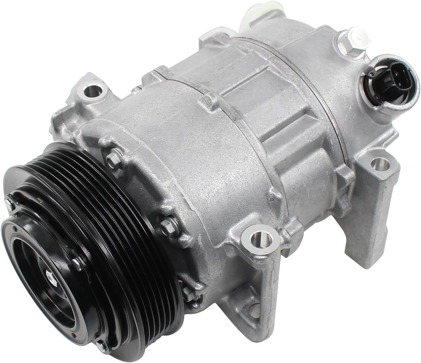 A/C Compressor 6-Groove Pulley Clutch Assembly for Ram 1500 Classic 3.6L 2019-2024, 1500 3.6L 2014-2018 7SBH17C
