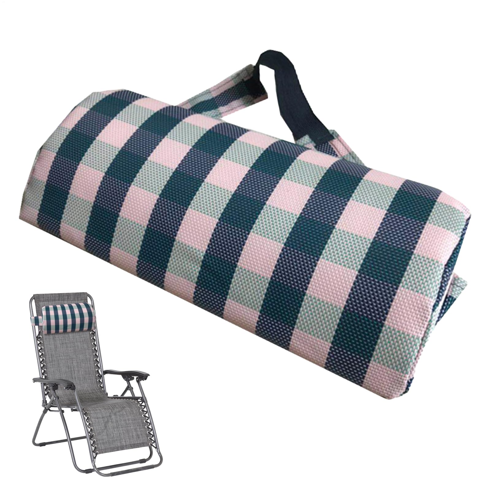 Generisch Neck Pillow for Garden Chairs Headrest Cushion Recliner Cushions Cushion Deck Chair Pillow Neck Pillow Beach Lounger Accessories