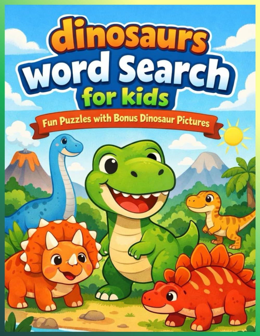 dinosaurs word search for kids fun puzzles with bonus dinosaur pictures