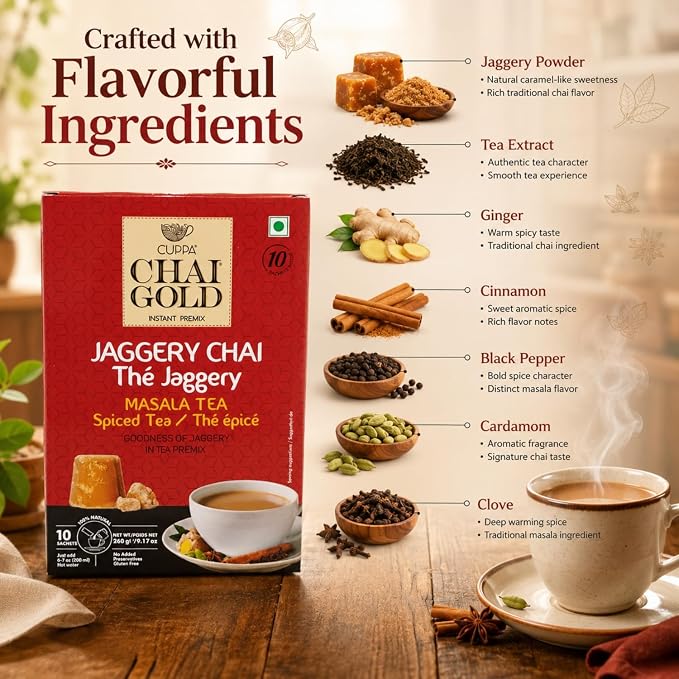 Té Chai Instantáneo Premix Dulce 10 unidades miniatura 3