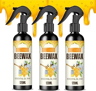 Natural Micro-Molecularized Beeswax Spray, Bees Wax Furniture Polish and Cleaner, Beeswax Spray Furniture Polish, Beeswax Spray Cleaner & Restorer Bundle, Ntique Furniture Cleaner (3pcs)
