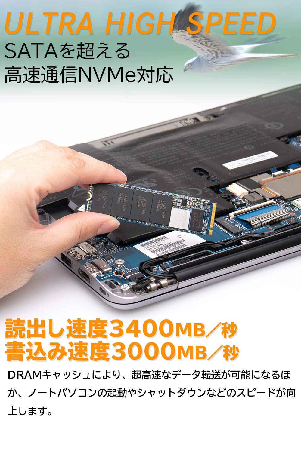 ロジテック DRAM搭載 内蔵SSD 1024GB データ移行ソフト付 LMD- LMD-MPDBシリーズ - ロジテック株式会社