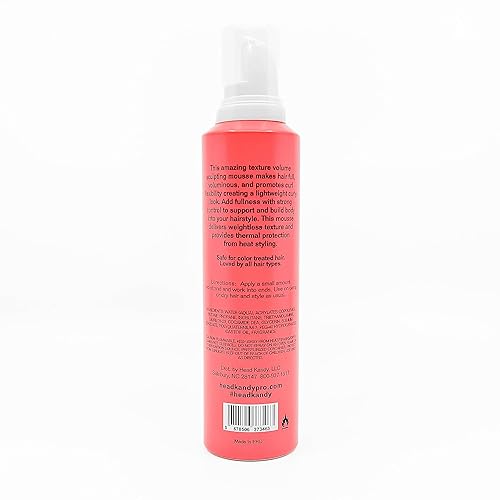 Miniatura 2 de Head Kandy The Gal Pal Texture Volume Sculpting Mousse (8.4 oz) - Protección térmica - Control extra - Definición de rizos