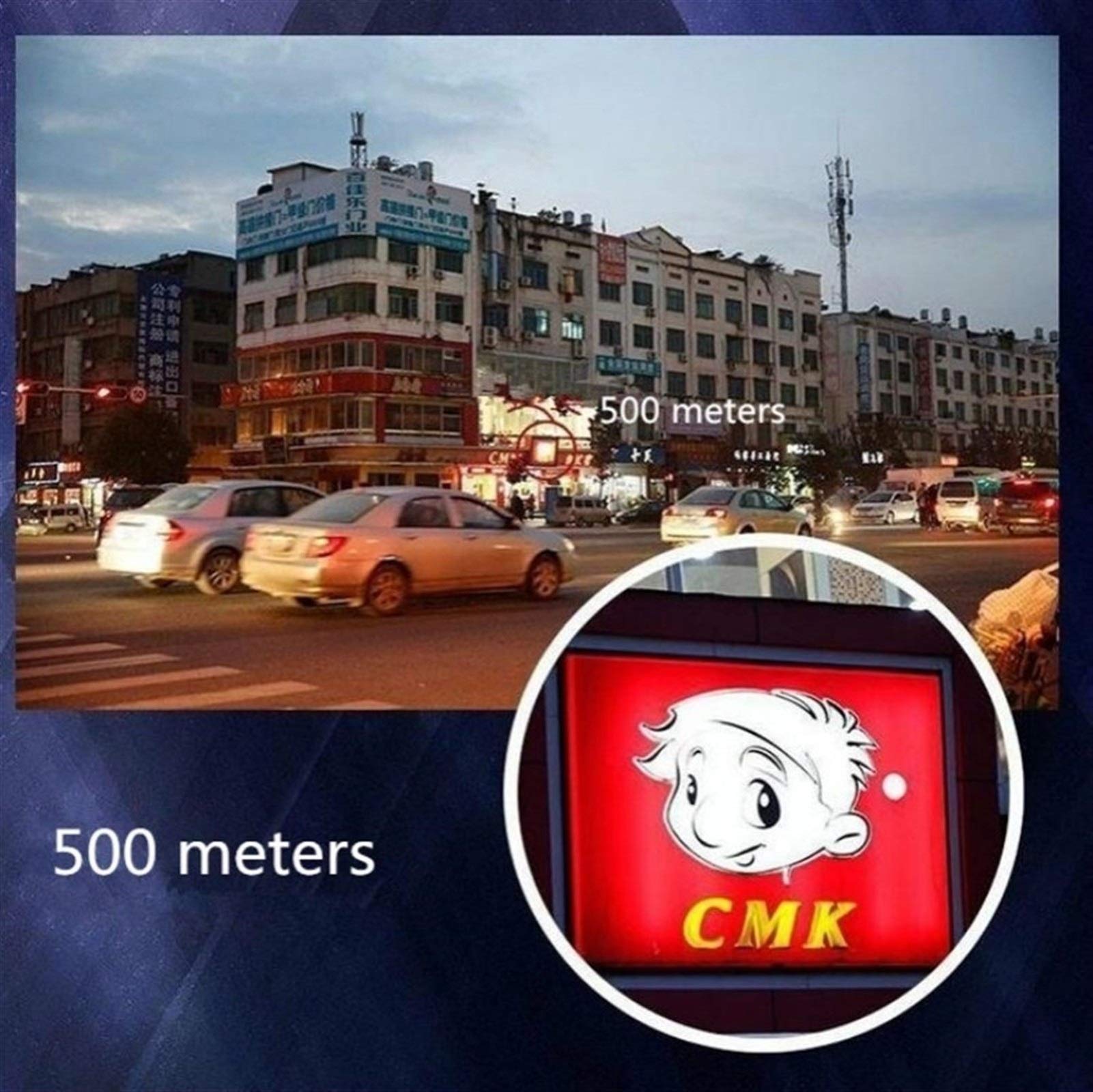 KKXXYQFC Lunety dla dorosłych Duża moc, 50x52 Obiektyw optyczny z podwójnym ogniskiem i zoomem Monokularowy teleskop Lornetki Soczewki z wieloma powłokami Soczewki optyczne z podwójną ostrością