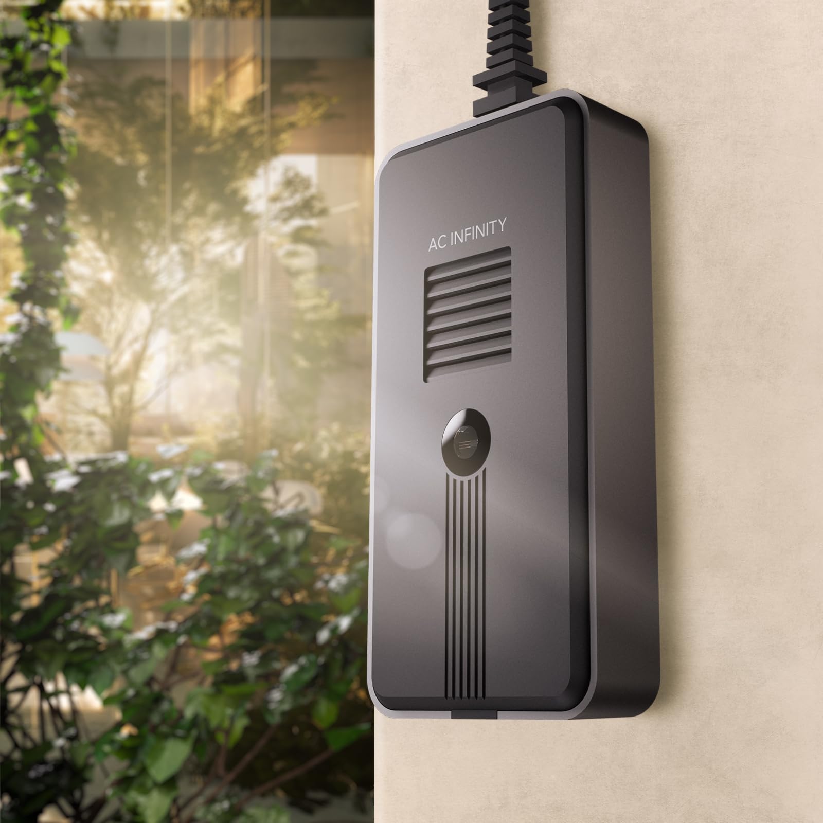 AC Infinity Sensor de CO2 + luz, sensor ambiental, ayuda dinámicamente al controlador AI+ seguimiento de datos de CO2 para jardines, tiendas de campaña, espacios de cultivo, con ventilador inteligente