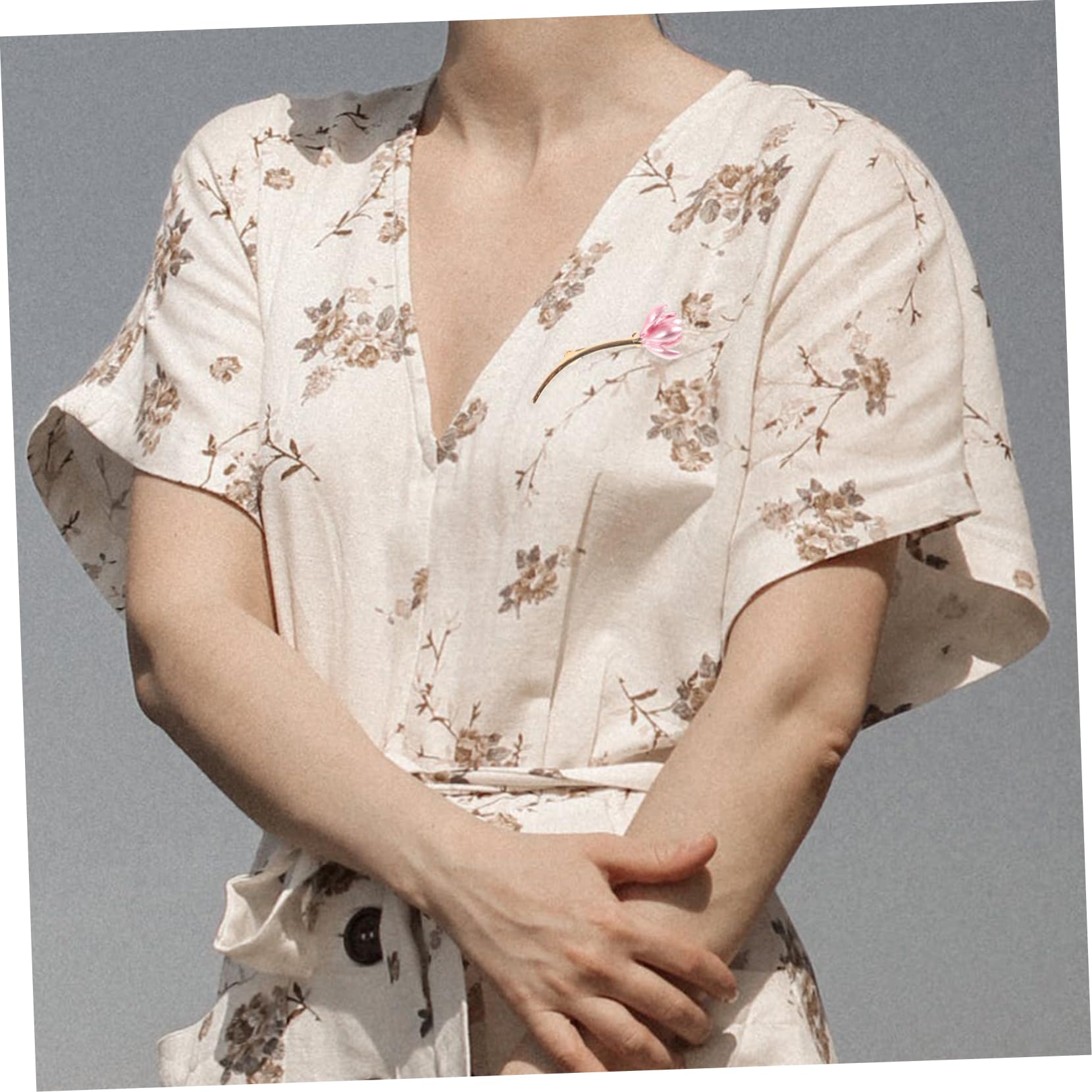 Broches con Forma de Flor de Lirio dormilona, Elegantes y Modernos, Ideales para la Solapa de la Mujer.
