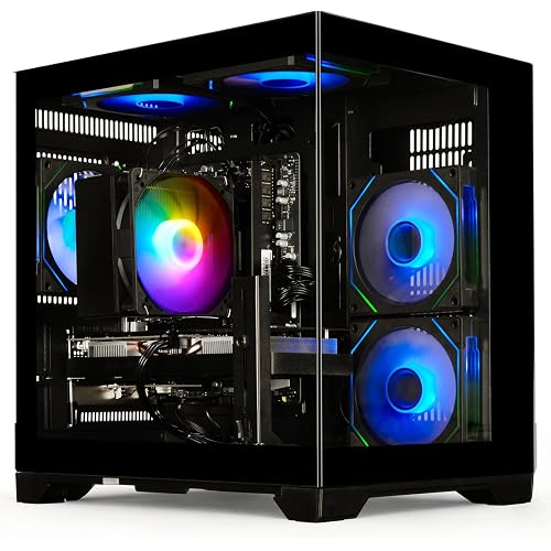 High-Performance Gaming Desktop PC – Ryzen 7 5700X, GeForce RTX 3050 8GB, 16GB DDR4, 512GB NVMe SSD, WiFi 6 – Tower Computer Smooth, Ready for Gaming, Streaming & Productivity