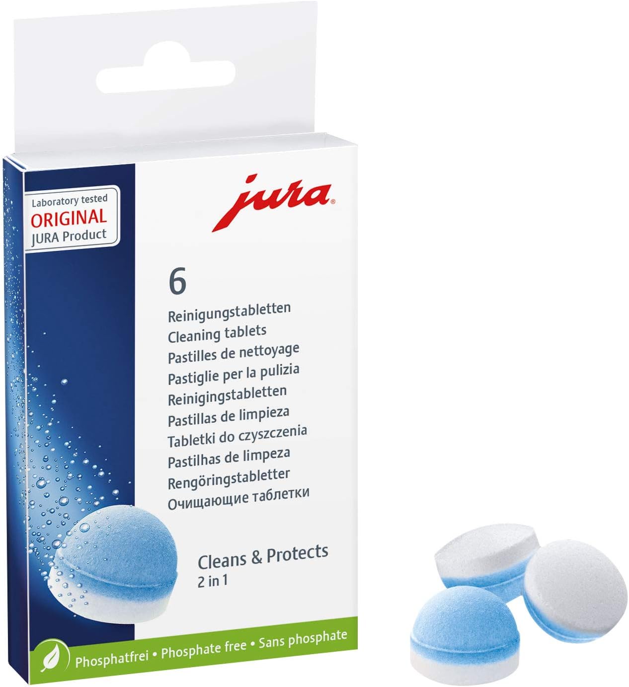 Jura Claris Blue Water Filter Cartridges (x3) and Cleaning Tablets (6 Tabletts) Combo Pack