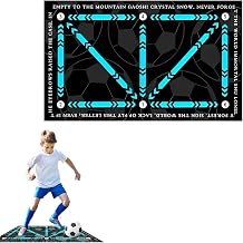 Footstep Training Mat - 40 x 60 Cm Agility Mat for Non-Slip Silent Training, Improves Football Skills for All Ages