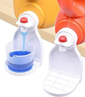 KTCEFE Laundry Detergent Cup Holder, Detergent Drip Catcher, Fabric Softener Liquid Tray Dispenser Organizer Drip Catcher, Laundry Accessories, Keep Laundry Room Tidy (2 Pack)