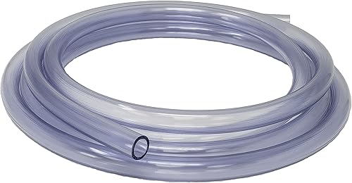 Tubo de vinilo transparente de grado alimenticio, 1/2 pulgada de diámetro interior x 5/8 pulgadas de diámetro exterior, 10 pies, fabricado en