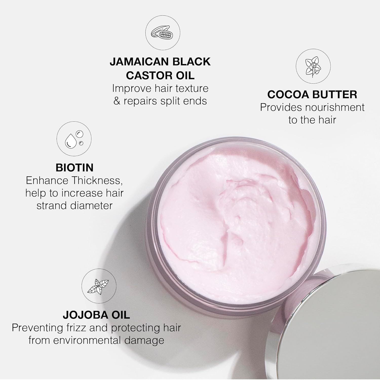 Tayloáni Infinigrowth Hair Masque - Deep Conditioning Mask for Dry and Damaged Hair - Restorative Treatment for Healthier, Stronger-Looking Hair - 8.45 Fl Oz