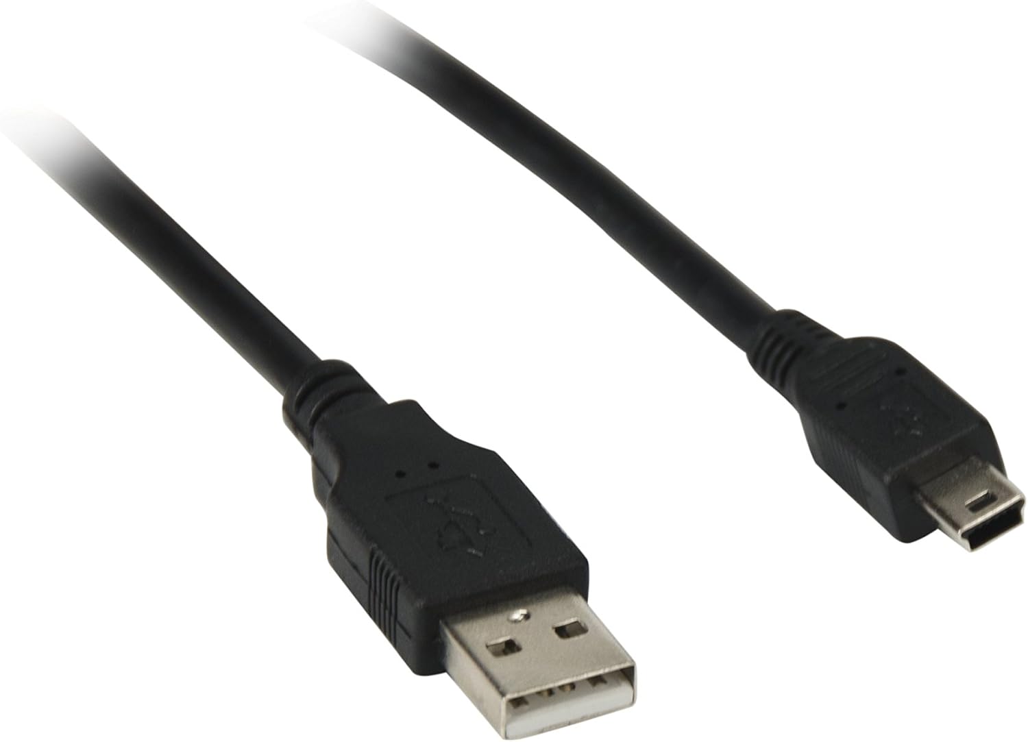 Mini cabo USB PC-USB1803 Preto - USB 2.0.1.8 Metros taxa de transferencia de ate 480mbps