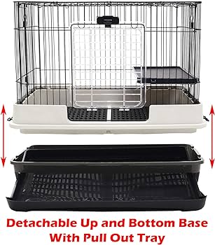 HANGON ラビットケージ 50cm x 100cm x 43cm HANGON ラビットケージ 50cm x 100cm x 43cm おしゃれ鳥かごの通販