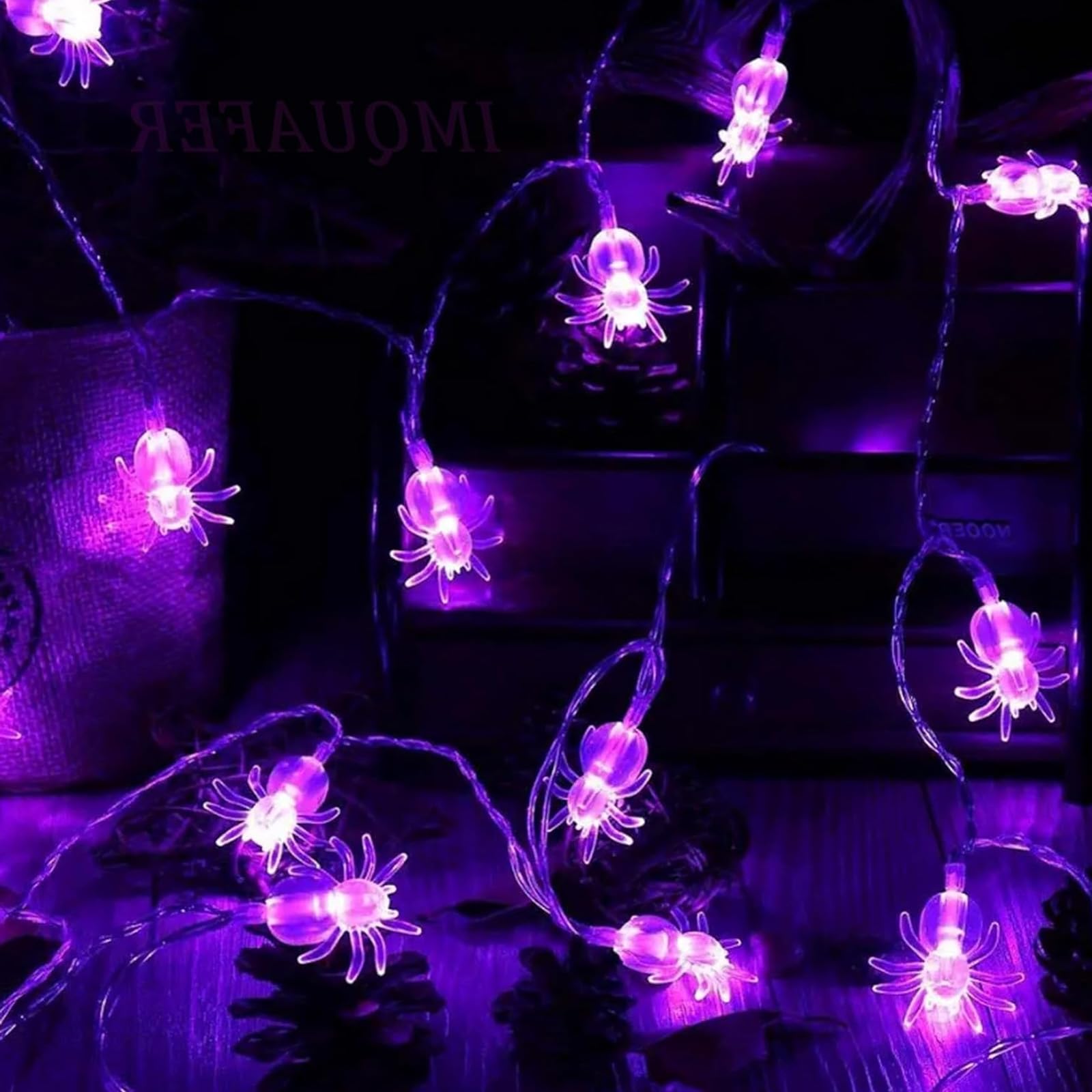 Halloween Geister Lichterkette 10LED Lichterkette Für Den Indoor-Urlaub