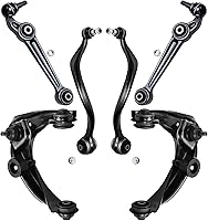 Vista 322 de Detroit Axle - Kit de suspensión delantera RWD para Chrysler 300 Dodge Challenger Charger Magnum, brazos de control superior con barras