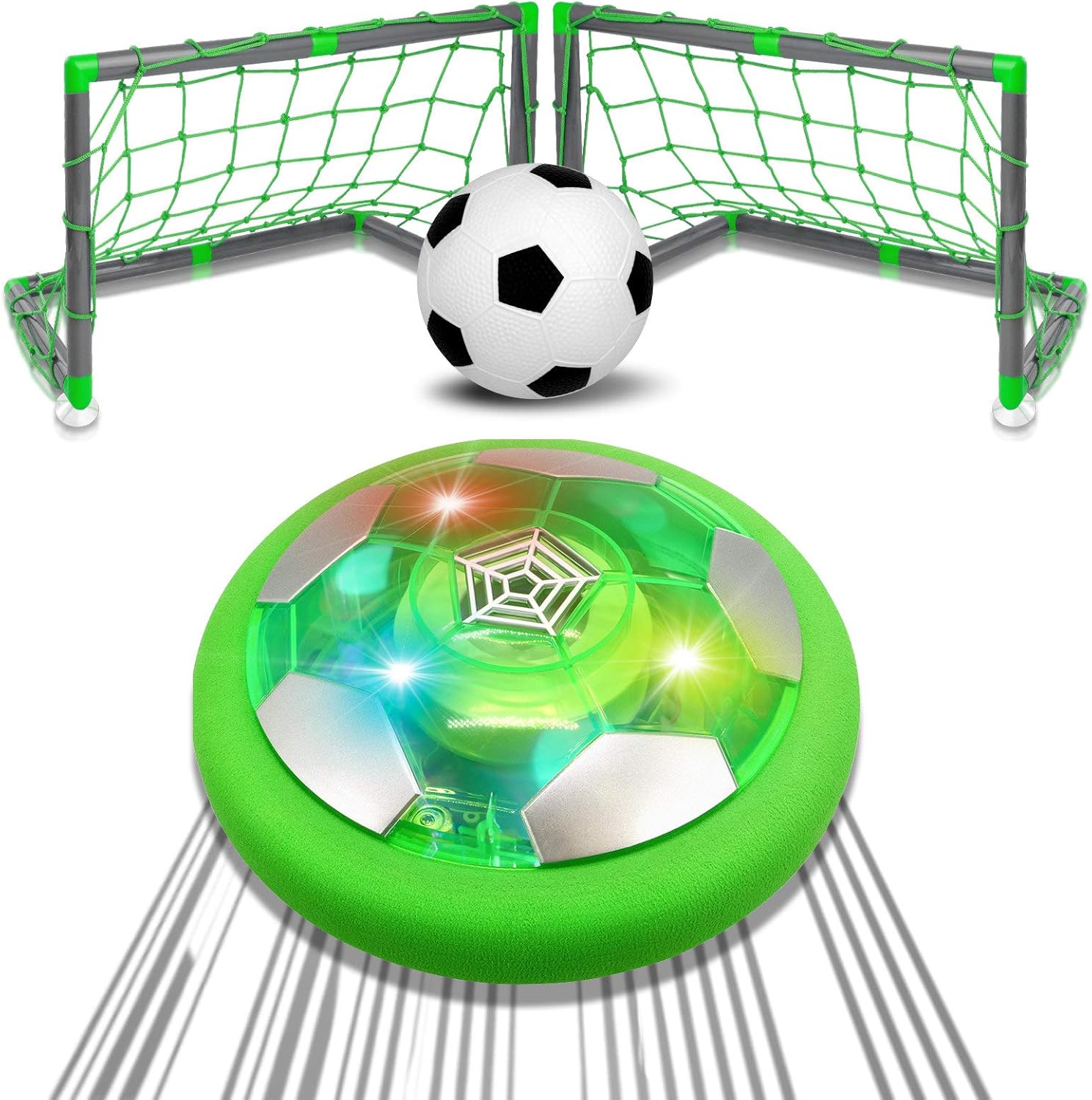 AOKESI Hover Soccer Ball Set, Rechargeable Air Soccer, 2