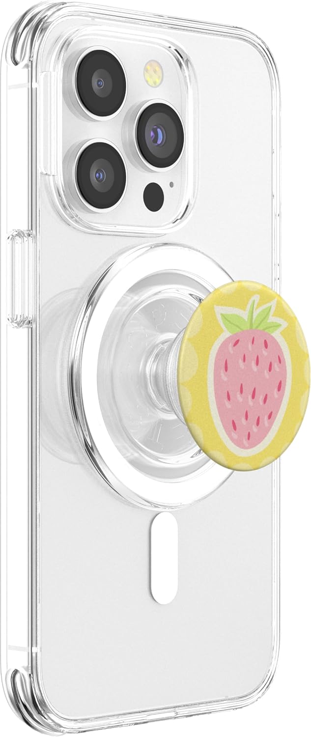PopSockets Phone Grip, Fruit - Strawberry Lemonade PopSockets PopGrip for MagSafe