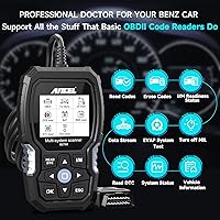 Vista 5 de ANCEL BZ700 Mercedes Benz Sprinter Smart OBD2 Scanner, Full System Automotive Car Code Reader with All Reset Services, Battery Registration ABS