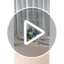 Décorations de table sans flétrissement : fleurs artificielles mariage bleu - 8