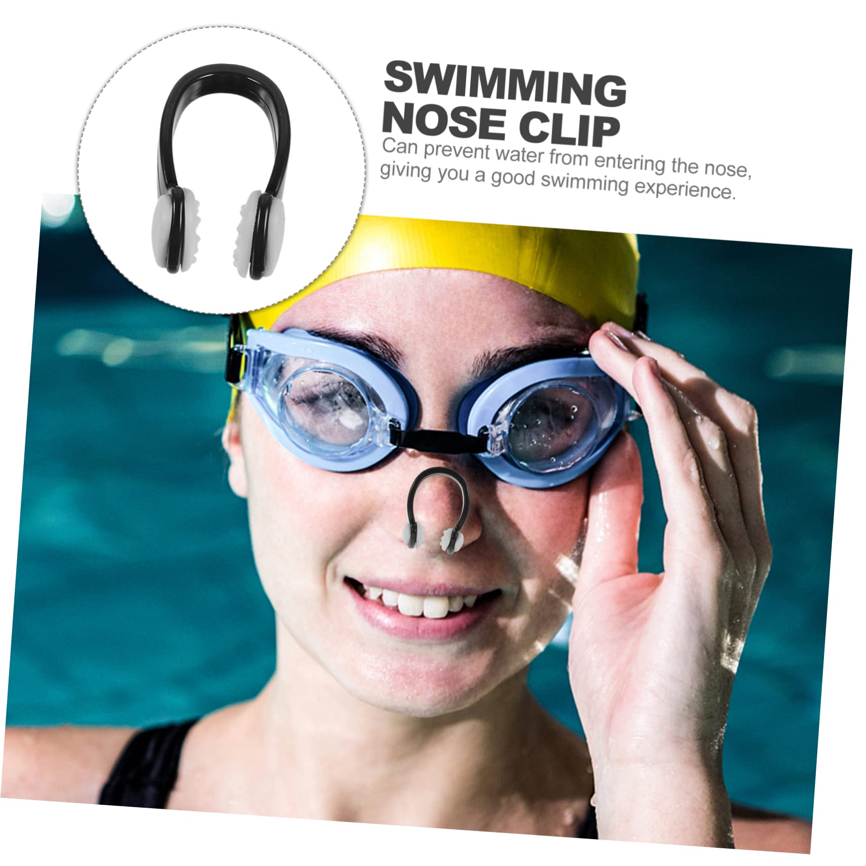 FOMIYES Nose Plugs for Swimming Anti- Nose Clip Soft Silicone Non-Slip for Kids and Adults Swimmers