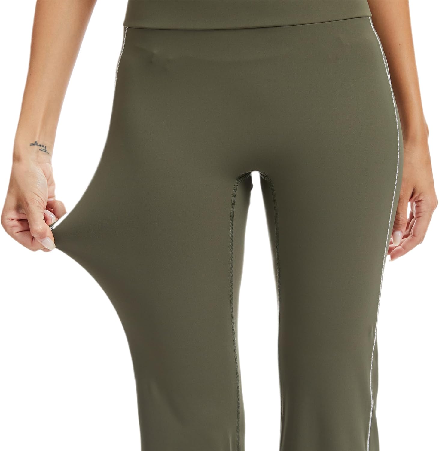 VME High Waisted Yoga Pants with Pockets - Tummy Control Workout Running Yoga Legging for Women - Image 8