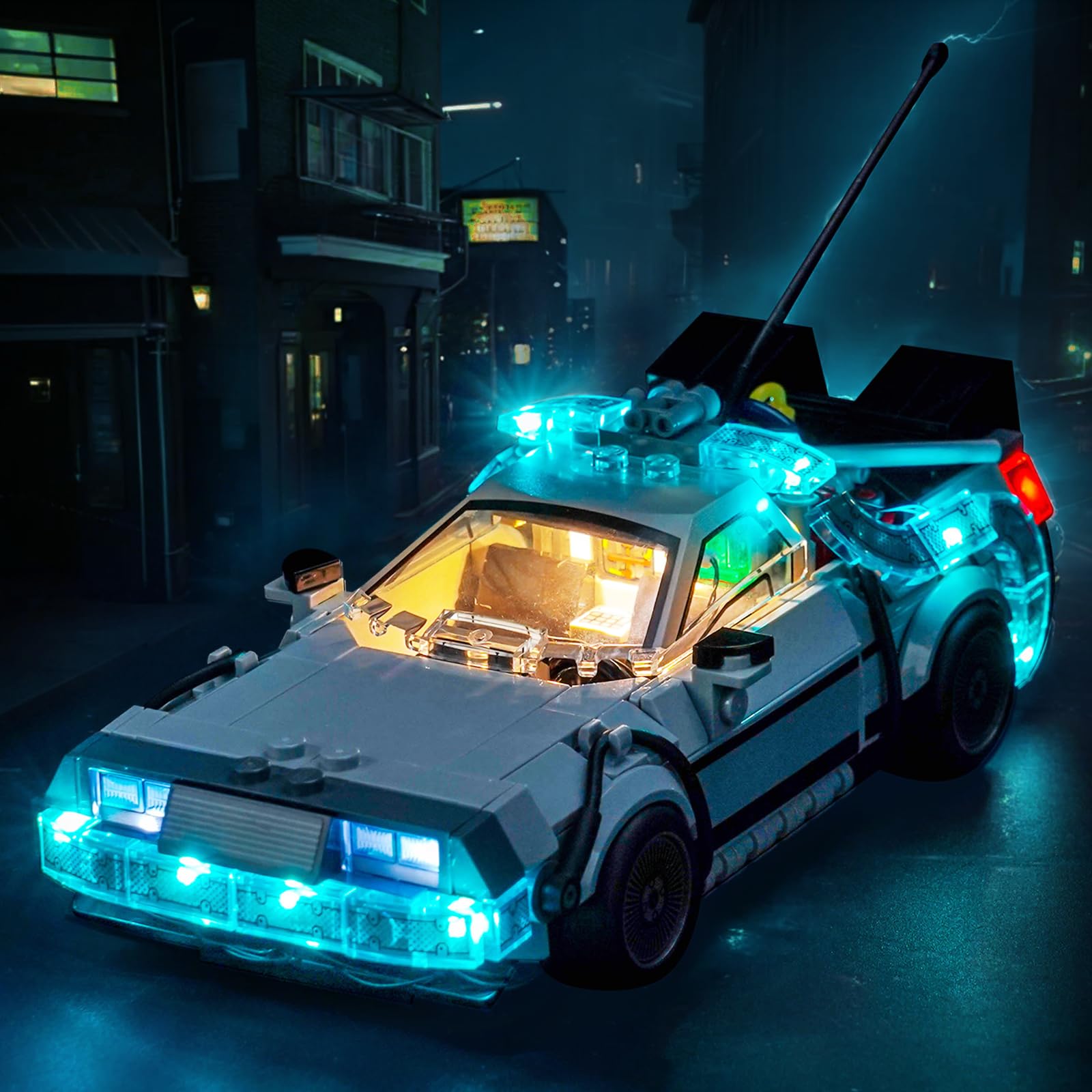Light Kit Compatible with Lego Time Machine from Back to The Future 77256 (No Model) - Image 4