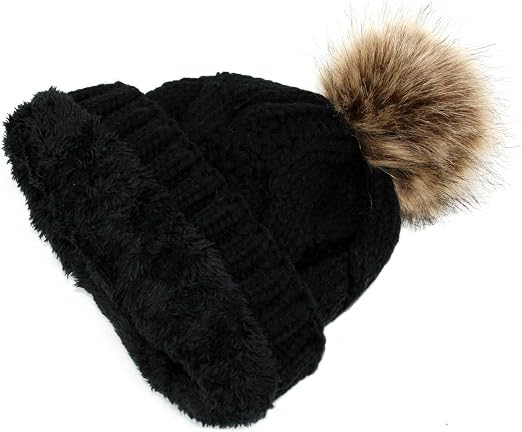 Cable Knit Beanie Hat 