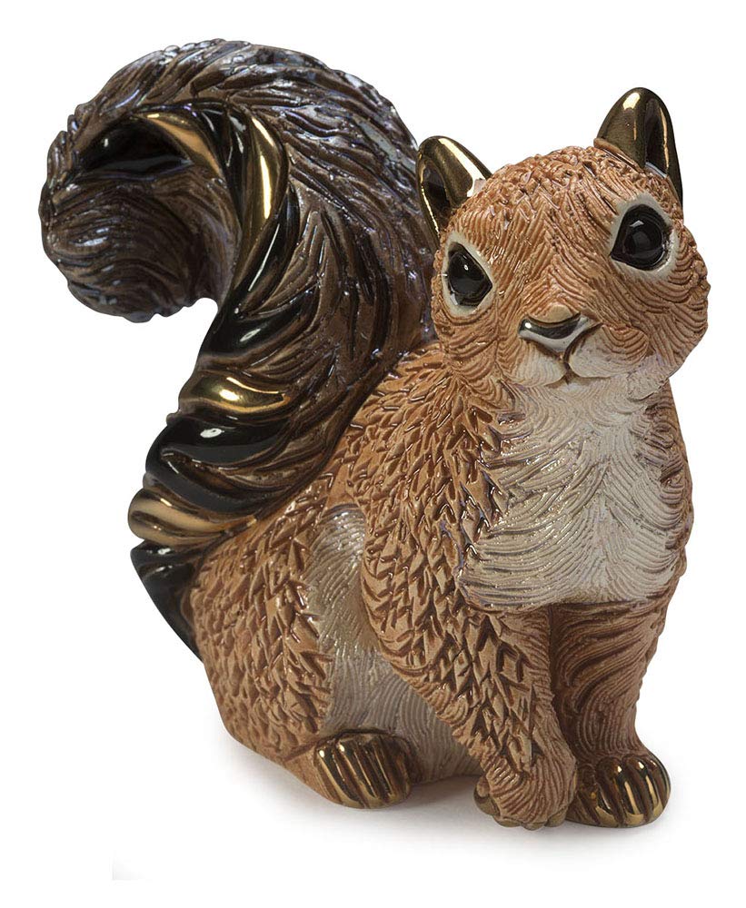 Amazon.co.jp: リンコナダ リス F224 動物 陶器 置物 栗鼠 りす リス
