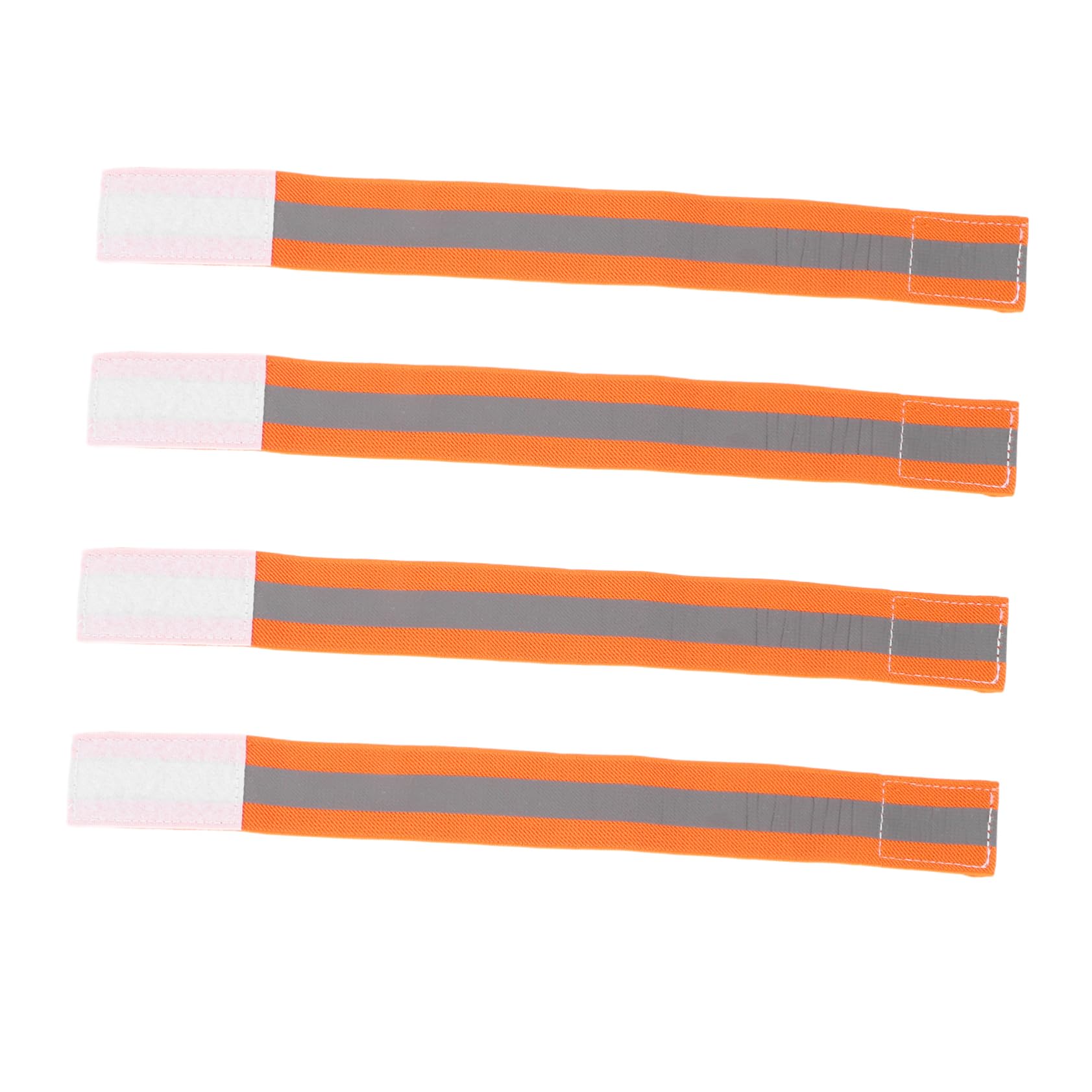 POPETPOP 4pcs High Visibility Leg Straps for Cycling and Outdoor Sports Gear for Night Riding and Enhanced Visibility