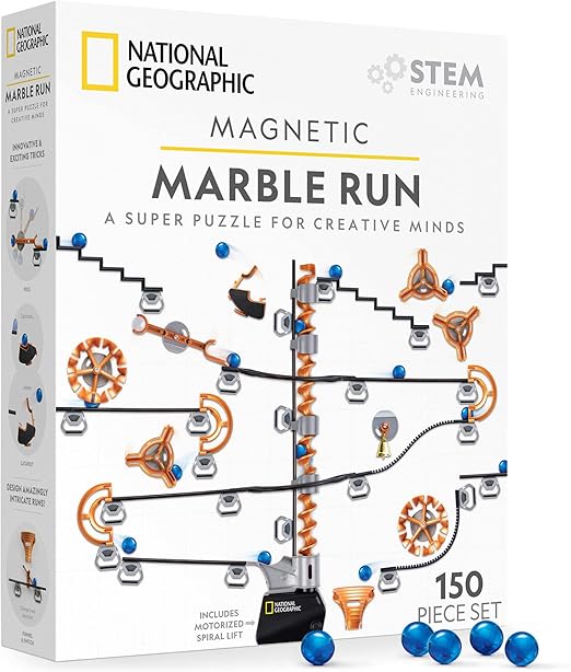 NATIONAL GEOGRAPHIC Marble Run 150Piece STEM Building Set