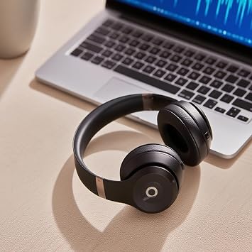 Replacement Beats Solo4 Ear Pads - with Protein Leather and Memory Foam Only for Beats Solo 4 On-Ear Headphones(Black)