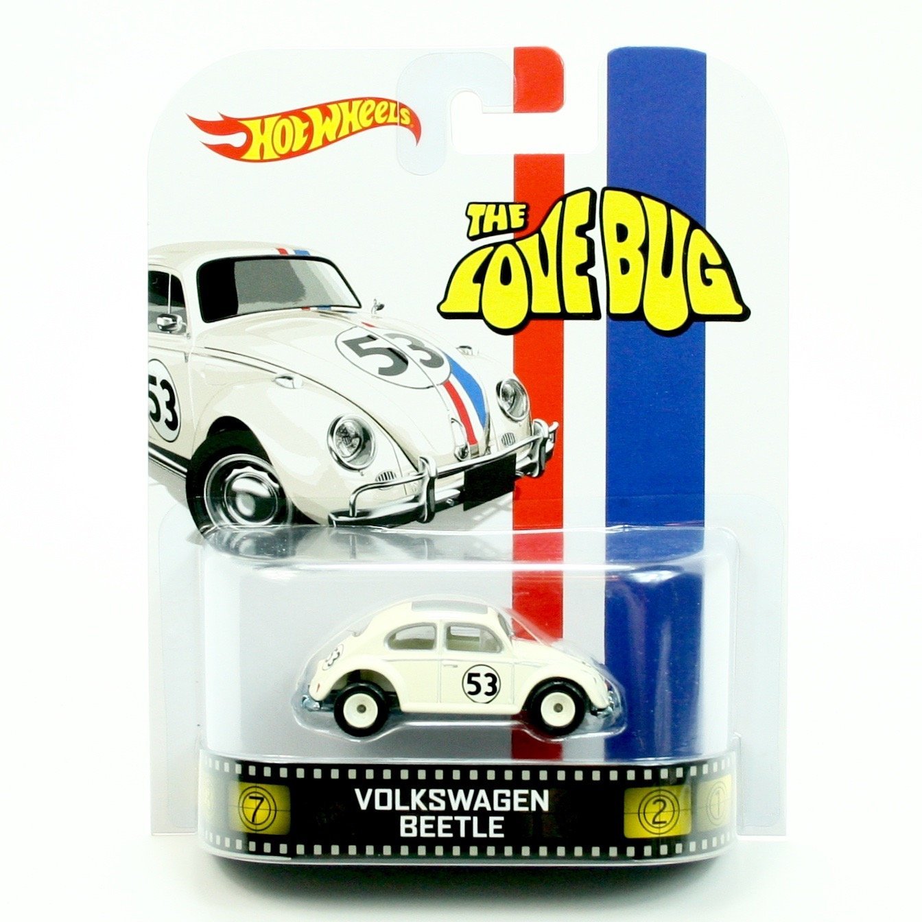 Hot Wheels VOLKSWAGEN BEETLE HERBIE / THE LOVE BUG 2013 Retro Series