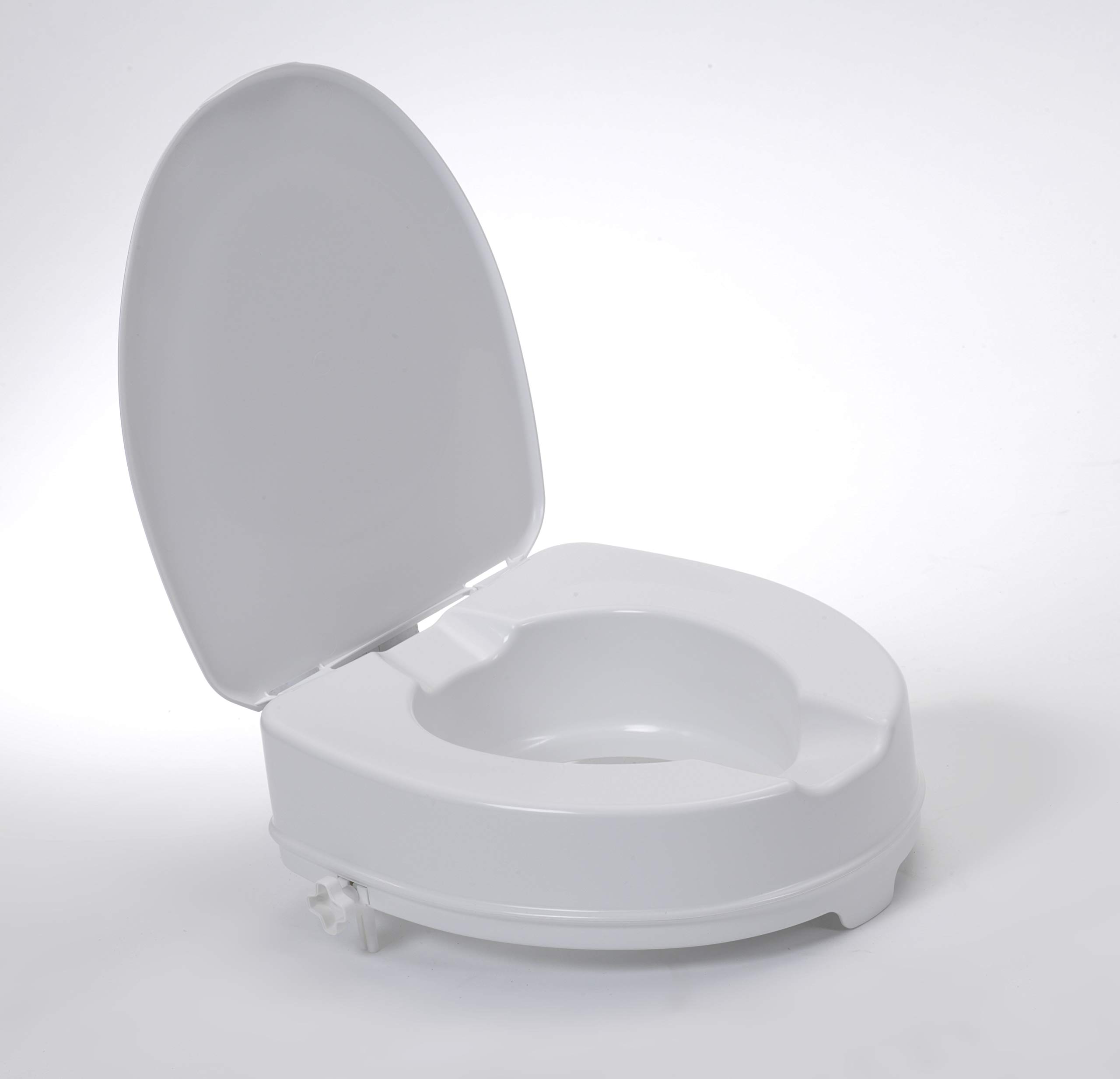DRIVE DEVILBISS HEALTHCARE Podwyższona deska sedesowa z pokrywką, 10 cm