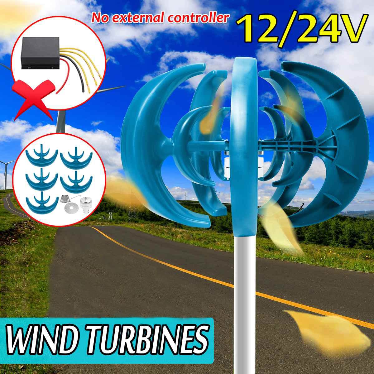 Pionowy zestaw turbin wiatrowych 14000 W, generator turbiny wiatrowej, 3 -fazowy prąd stały MANET, z kontrolerem, dla hybrydowego układu słonecznego wiatrowego