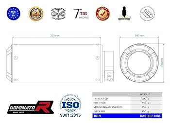 PROPRICA ドミネーター DOMINATOR 2024 Ninja ZX-4RR & Dominator HP8 Exhaust