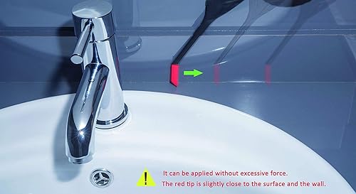 Miniatura 7 de ORXPLUS TOOLS - Kit de herramientas de calafateo de 10 piezas, herramienta de acabado de silicona para áreas estrechas, baño, cocina, fregadero de