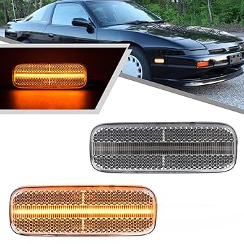 エナジーマーカー　銀　11枚セット Amazon | 2個 240SX アンバー LED サイドマーカーライト 日産
