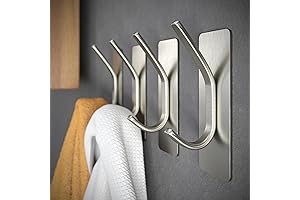No Drill Towel Hooks with Strong Adhesive
