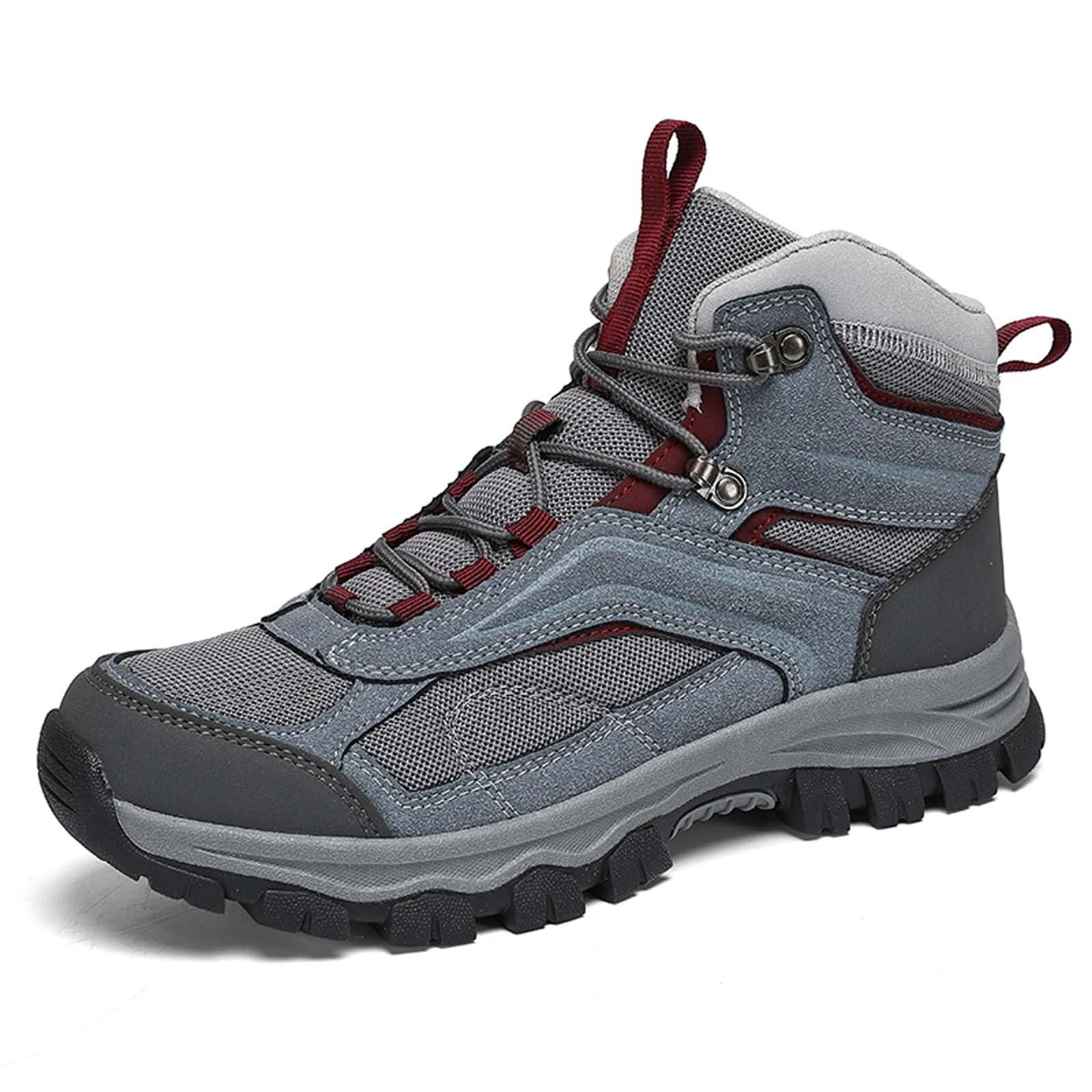 Chaussures de randonnée Homme idéales Camping Trekking Pleine Nature Montagne Grandes Sneakers Robustes polyvalentes Confort Outdoor