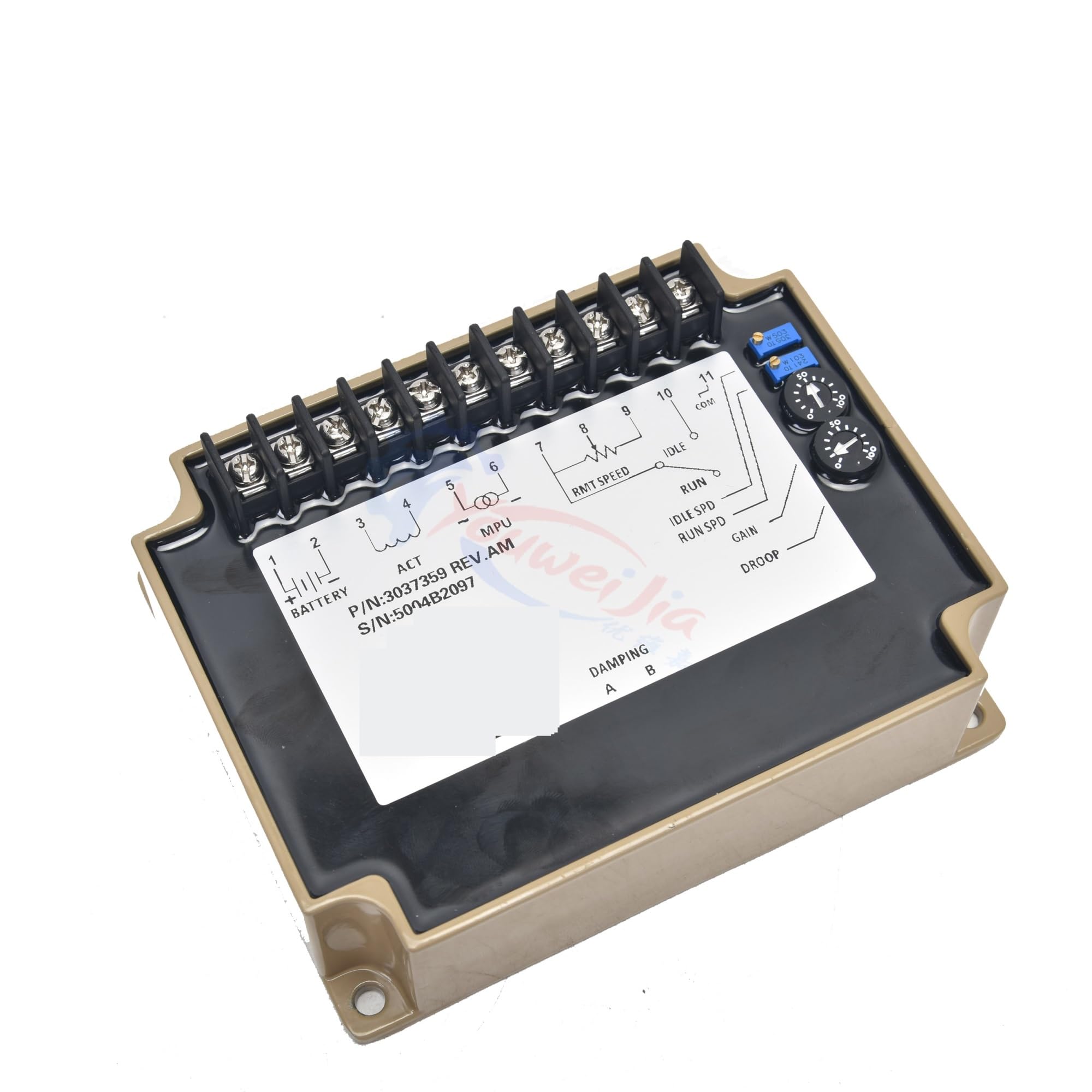 Regulator prędkości 3037359 Moduł elektronicznej płytki sterującej silnika Akcesoria Panel regulatora alternatora 3037359 (oryginał 3037359)