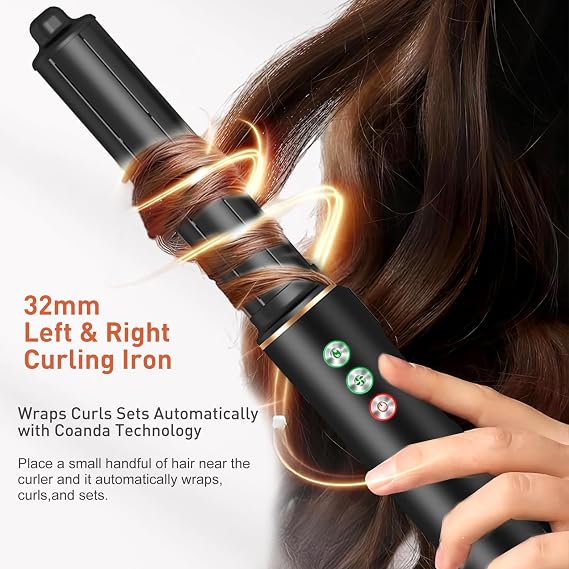 TANSHINE 5 in 1 Auto Wrap Hair Styler Hot Air Brush