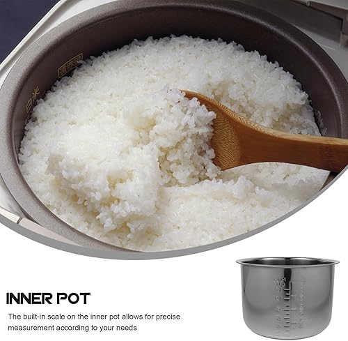 Miniatura 4 de SHERCHPRY Olla para arrocera, olla interior antiadherente, fuente de repuesto para la cocina del hogar (6L)