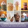 Ninja CREAMi Scoop & Swirl Ice Cream Maker with 2 Containers 13 Functions for Ice Cream Soft Ice Cream Gelato Sorbet Milkshakes and More with Mix-in Function Stone Gold NC701EUSTGD