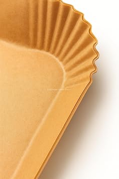 Busstier Airfryer Baking Paper, Fryer Oil Paper, Fireproof Paper 50 Pieces (Square)