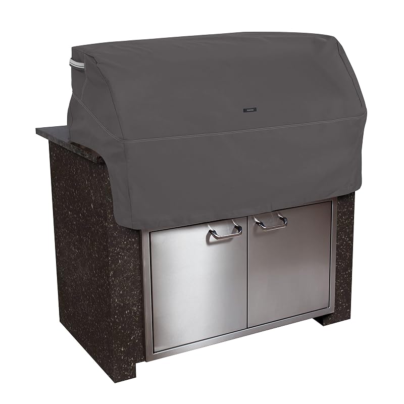 Classic Accessories 55-325-025101-EC Ravenna Cover for Built-in Grills, Small, Taupe