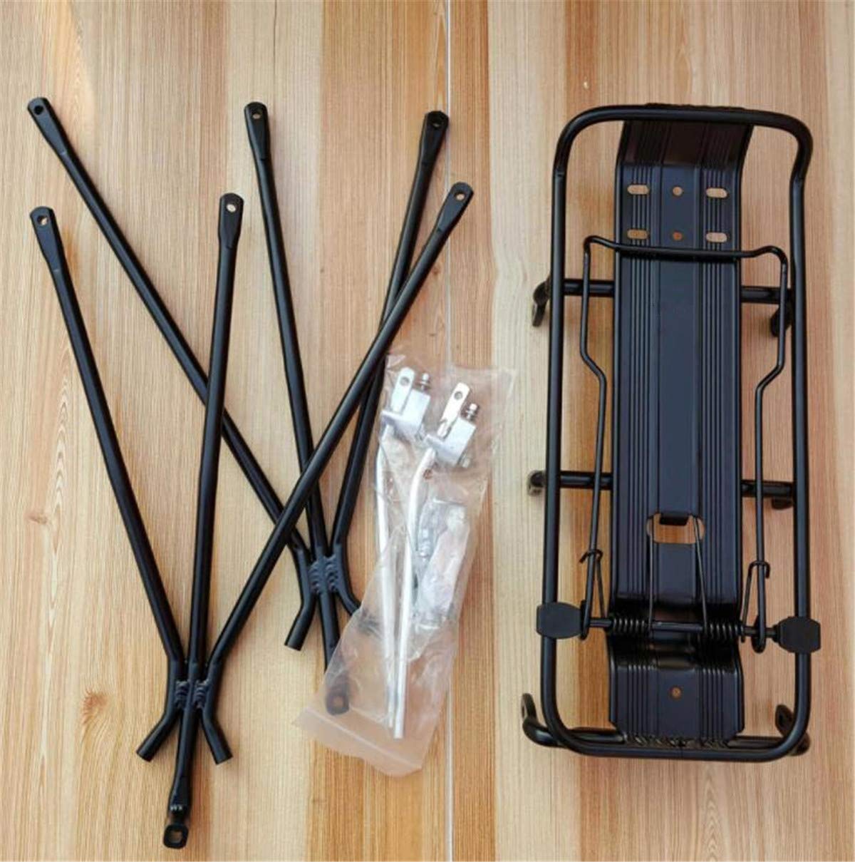 ETOPARS Portaequipajes para Bicicleta con Bastidor Trasero para Carga Montado en el Bastidor para Bicicletas de montaña Cargas Laterales Superiores más Pesadas