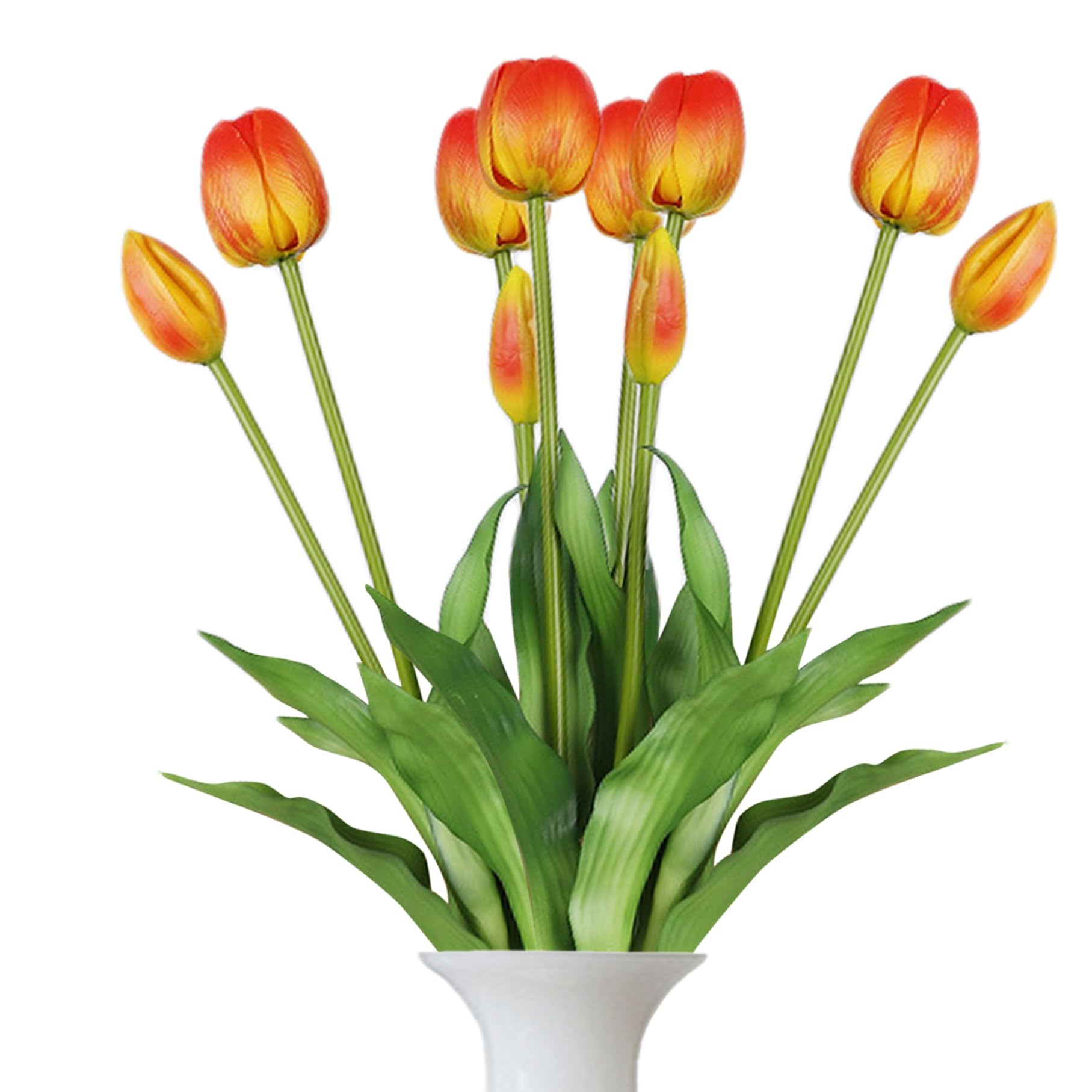 Tulipes artificielles bouquet en latex real touch à offrir pour une crémaillère ou un anniversaire