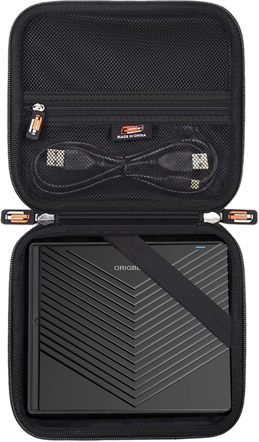 Legestori Hard EVA Carry Case Compatible with ORIGBELIE/ASHDOL/BPAKDU/GODBPNYMU/Rioddas/aelrsoch External CD DVD Drive (Case Only)