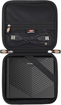 Legestori Hard EVA Carry Case Compatible with ORIGBELIE/ASHDOL/BPAKDU/GODBPNYMU/Rioddas/aelrsoch External CD DVD Drive Case Only